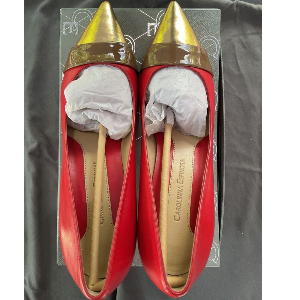 Carolinna Espinosa Leather Pumps - Picture 6 of 10